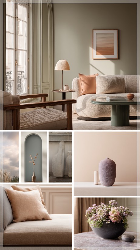 Không gian yên bình trong sắc màu dịu nhẹ...