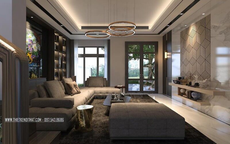 Sofa biệt thự hiện đại